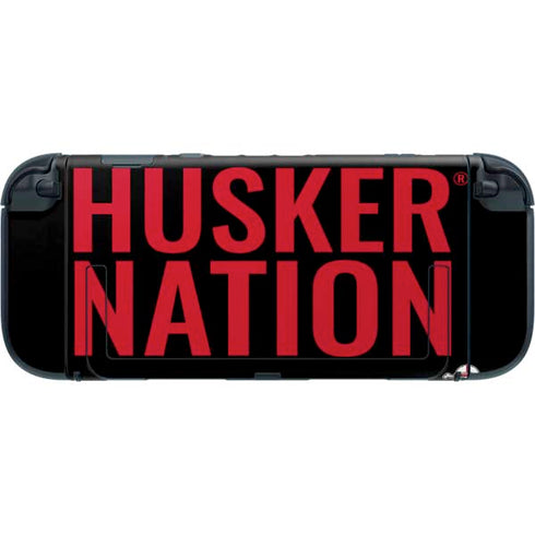 University of Nebraska Husker Nation Nintendo Switch 2 (2025) with Joy-Con Skin